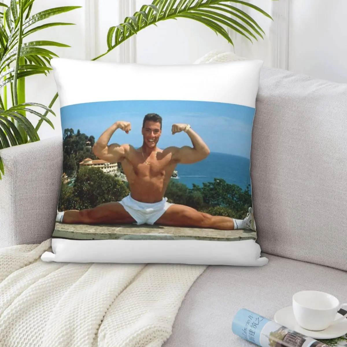 Jean Claude Van Damme Splits Pillow Decorative Cushion Room Decorating Items Pillow Case Pillow Cover