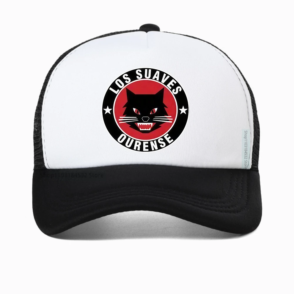 

Los Suaves Ourense Samurai Top baseball cap Summer Printed Men Casual Harajuku Unique mesh sun hat Breathable snapback hats
