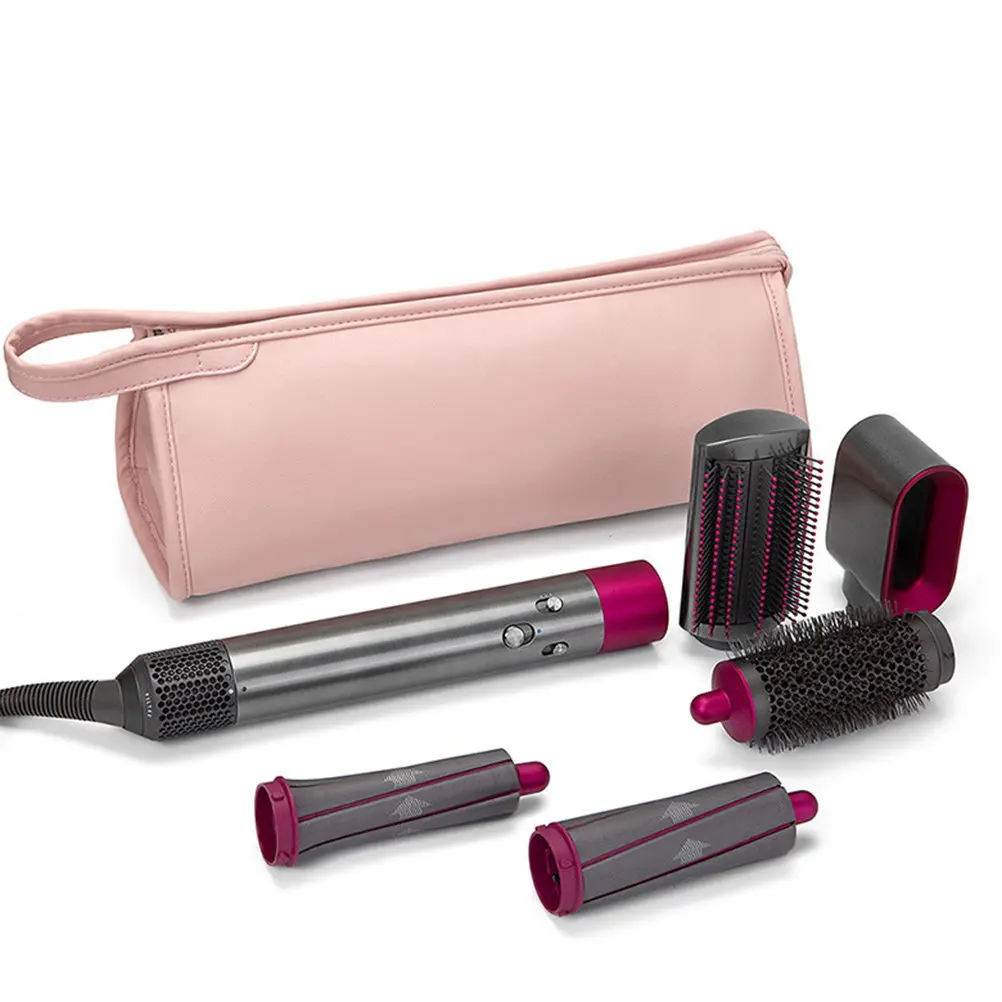 Premium Large-Opening Double-Compartment Hair Dryer Case Hair Curler Organizer Bag Dustproof Water-Repellent Portable Travel
