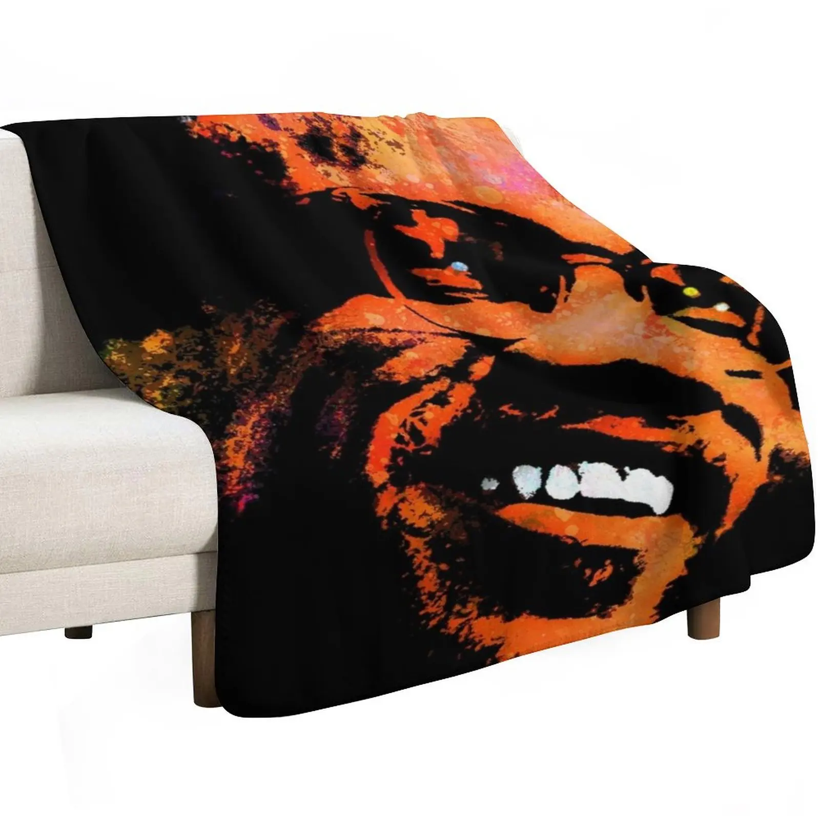 Malcolm X Throw Blanket Stylish Decor Blanket Gift for Friends Roommate