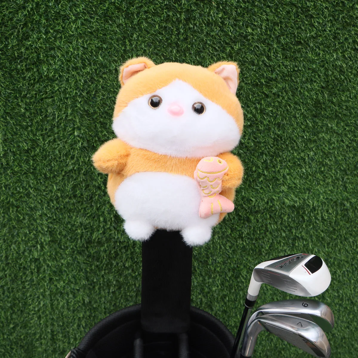 High Quality Golf Headcovers for Driver Fairway Hybrid Golf Accessories Protector,Golf Wood Cover Noverty Cute Gifts