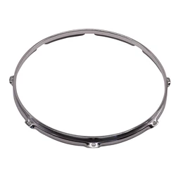 Silver Color 15 Inch 8 Hole Iron Snare Drum Rim Drum Hoop Up Hoop For 15'' Snare Drum Percussion Instrument Parts