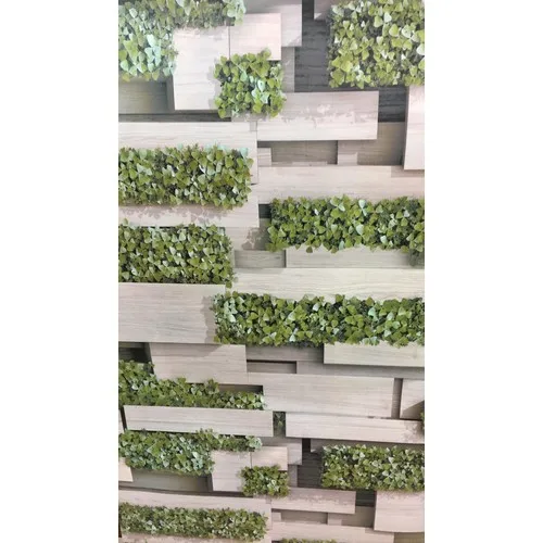 Zü mrü t天然壁植木鉢の外観の壁紙