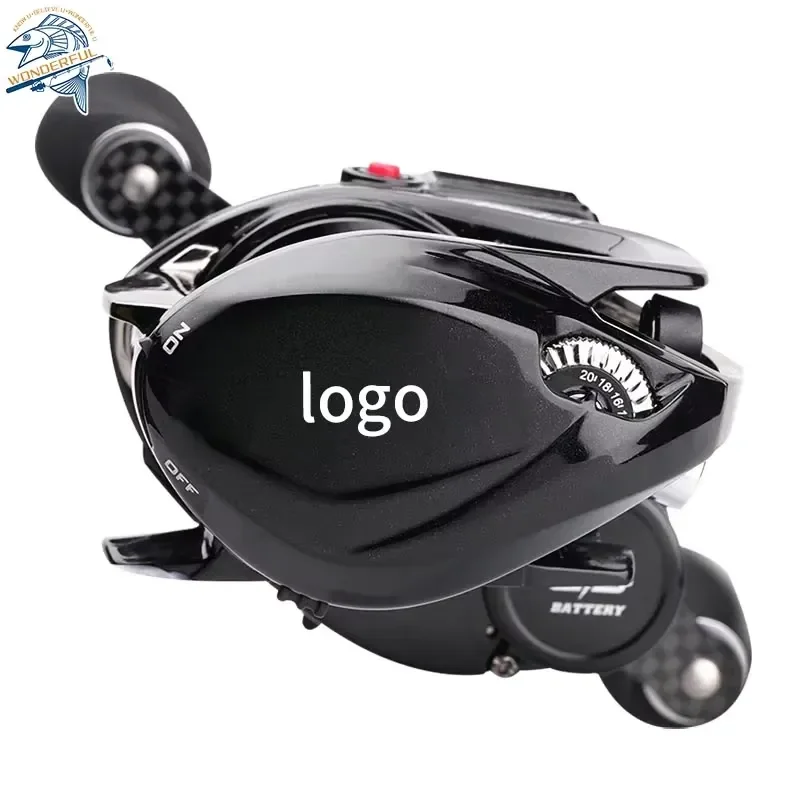 High-quality Rechargeable Metal Baitcasting Reel with 17+1BB 7.2:1 Gear Ratio 8kg Max Drag. Available with or Without