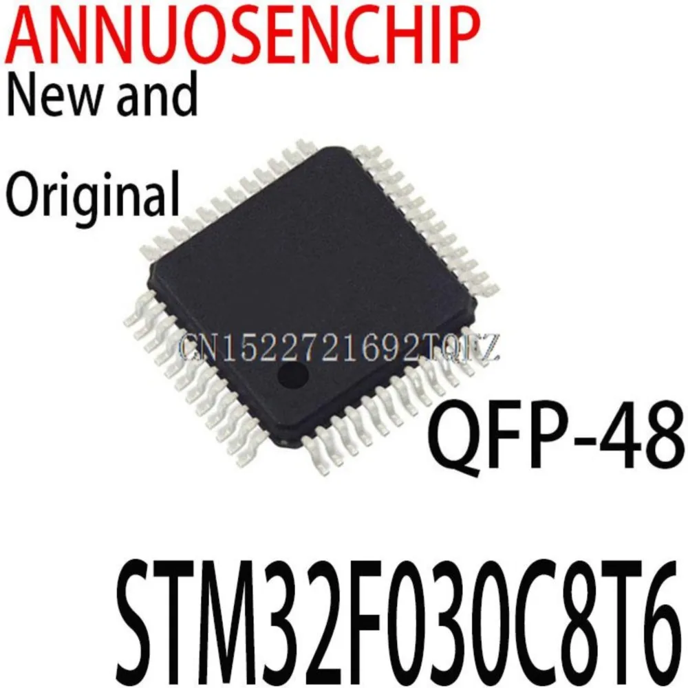 10PCS New and Original STM32F030C8 QFP-48  STM32F030C8T6