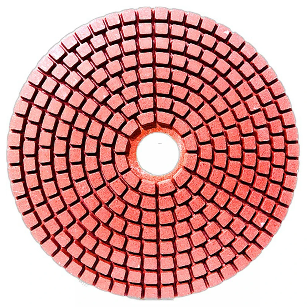 Floor Restoration Flexible Polishing Pads 125mm Sanding Discs Emery Material High Glossiness Limestone Polishing