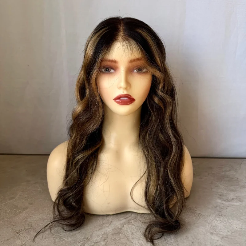 

Black Brown Lace Front 13x4 Body Wave Wigs 4x4 Blonde Highlight Ombre 100% Human Hair HD Lace Frontal Blonde Colored Wig