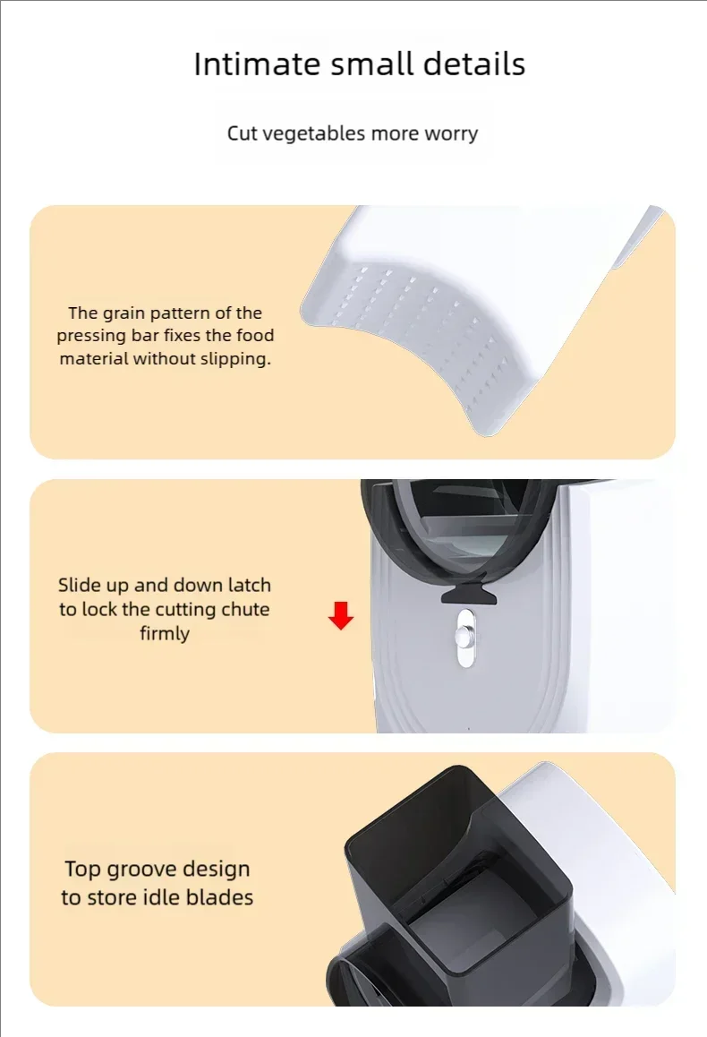 New Multi-function Vegetable Slicing Machine Household Kitchen Electric Vegetable Cutter Vegetable Slicer Shredder Automatic