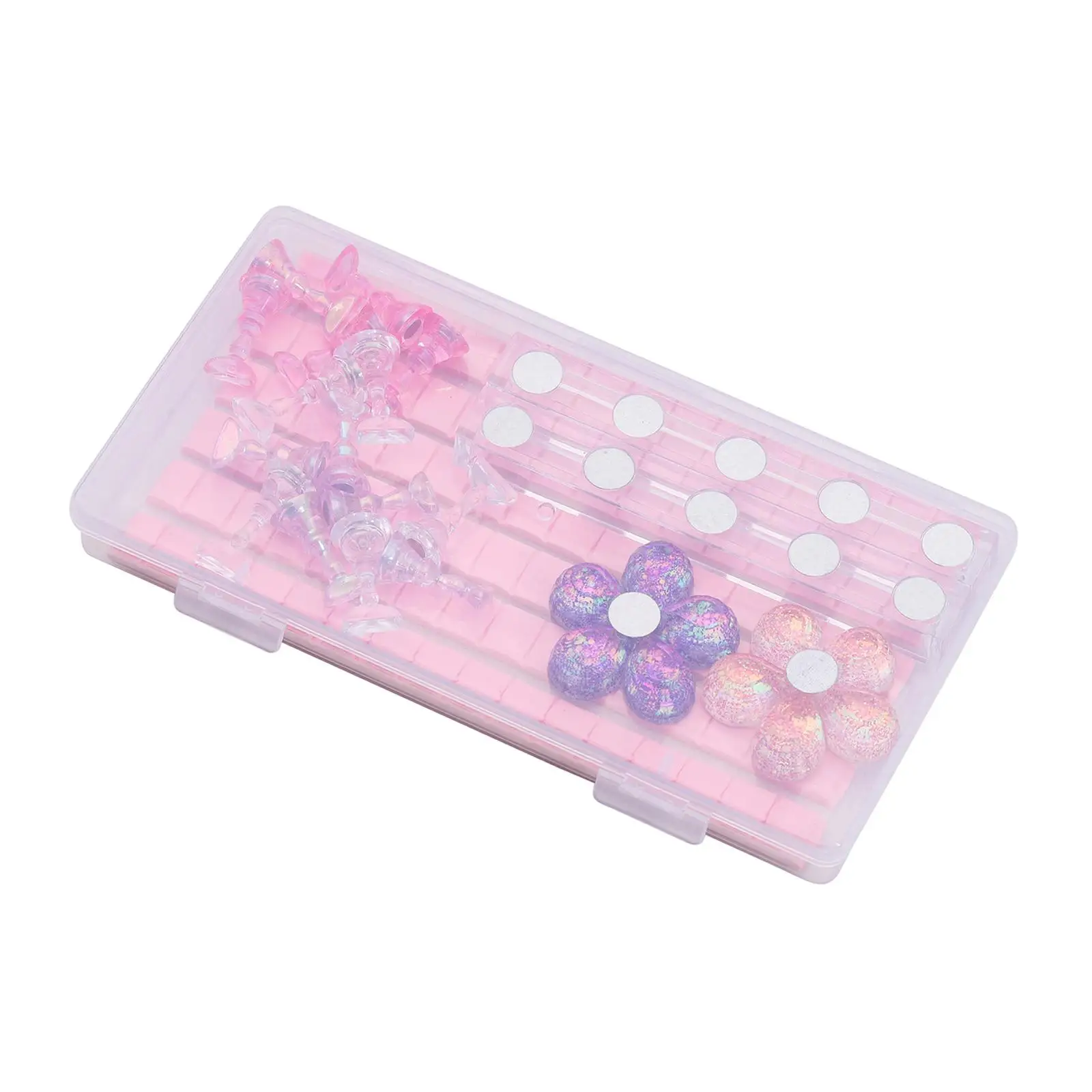 

Подставка для накладных ногтей, демонстрирующая полку, оборудование для салона, дизайн ногтей, 15 держателей для кончиков ногтей, 4 шт., основа для домашней живописи ногтей