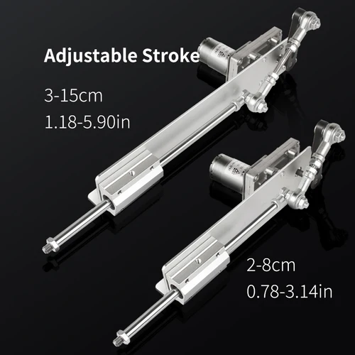 Imagen 2 del producto Actuador lineal alternativo Actuador de carrera de 3-15 cm/6-20 cm Actuador de movimiento lineal Actuador push-pull Actuador lineal eléctrico