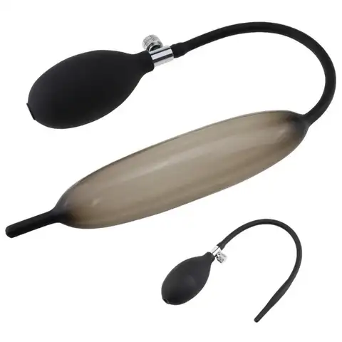 Silicone Inflatable Penis Plug Urethral Dilator Catheter Sounds Stick Male Penis Plug Massager Rod Pump Strethcer Sex Toys