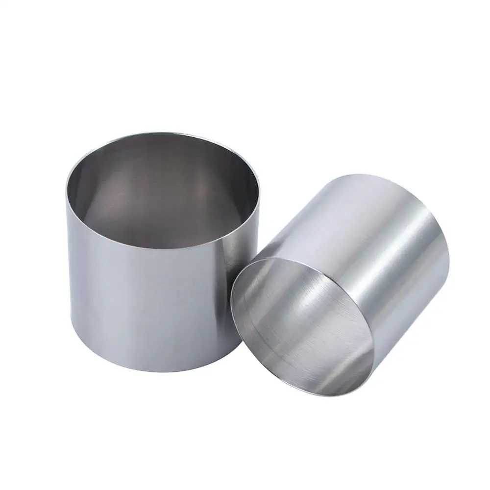

DIY Stainless Steel Food Molding Pastry Circle Cutter Baking Tool Cake Ring Mold Cake Mold Kitchen Gadgets