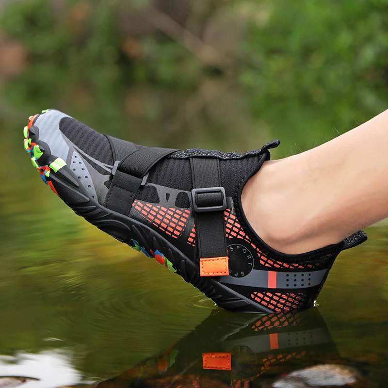 Unisex Couples Leisure Vacation Beach Speed Interference Water Shoes Women Yoga Shoes Men Fitness Shoes Large Size Hiking Shoes