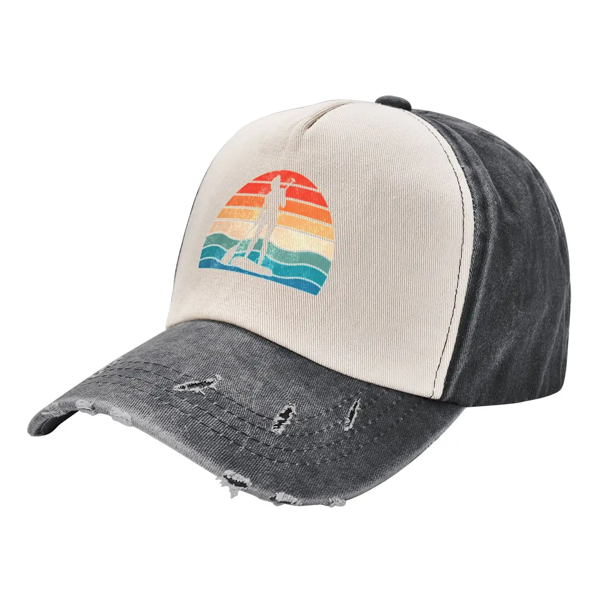 Stand Up Paddle Board SUP Woman Paddleboarding Sunset Water Baseball Cap Designer Hat birthday Women's 2024 Men's