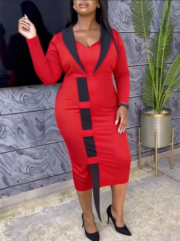 

Африканские платья для женщин, элегантное весенне-летнее платье миди с длинными рукавами, традиционная африканская одежда для женщин, Fairy Dreaes