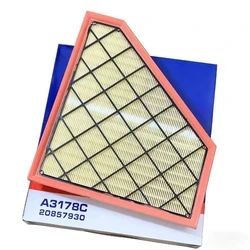 Car Parts Engine Air Filter For Cadillac ATS / CTS / Chevrolet Camaro 2015- OEM A3178C 20857930 49830