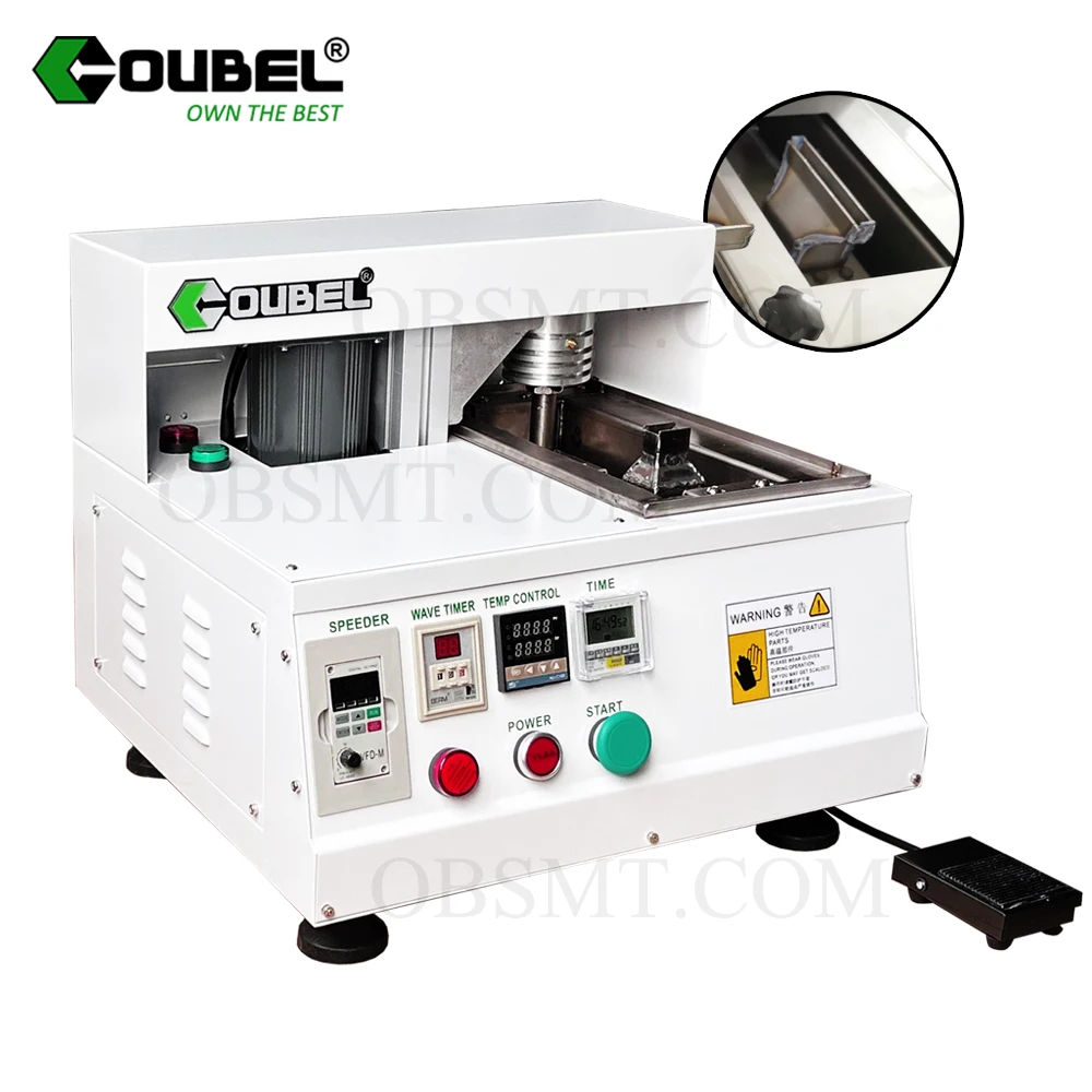 Good quality 220V  Manual selective jet wave soldering machine PCB soldering machine  with 1 year warranty