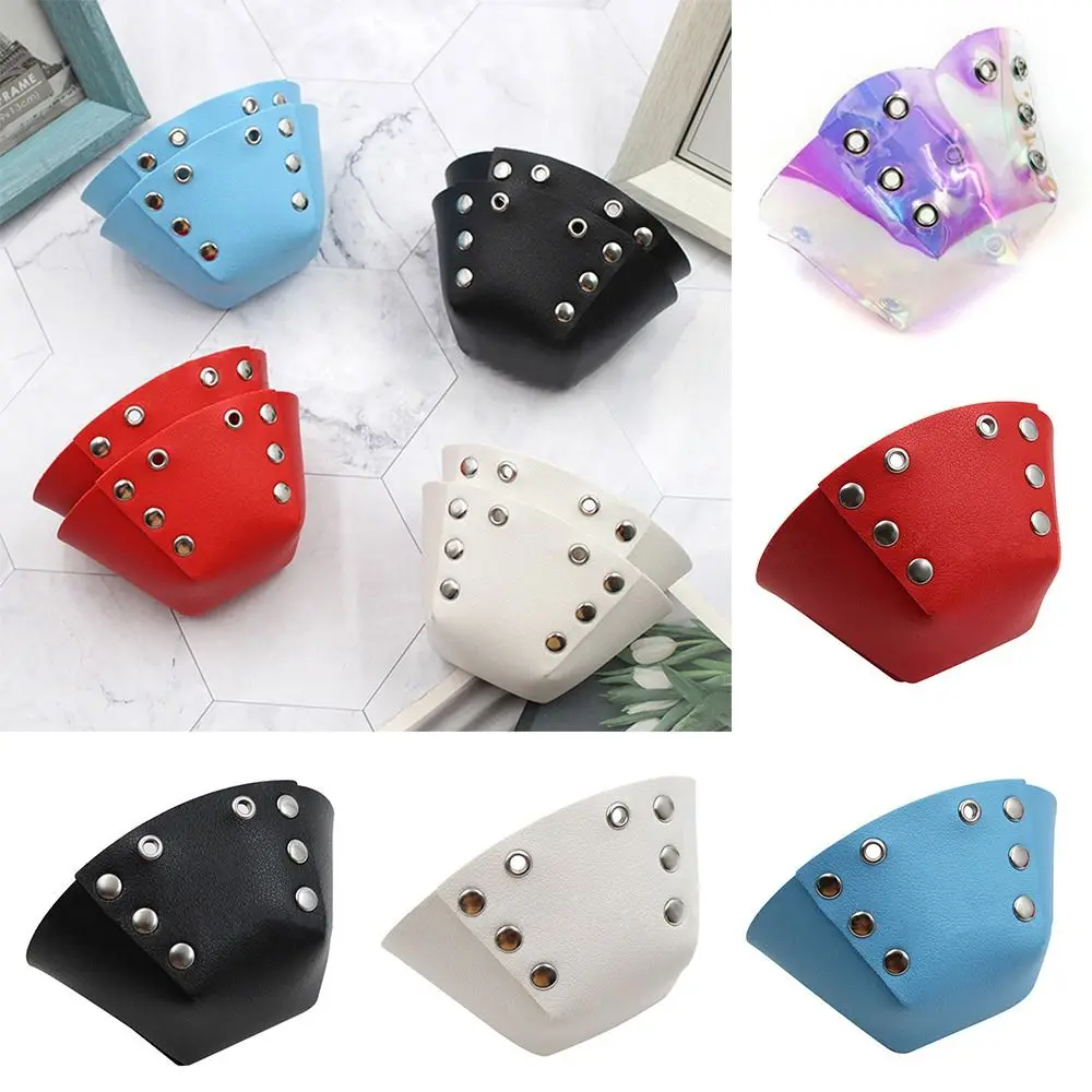 New PU Leather Roller Skate Toe Caps 5 Colors 105*50mm Roller Skating Cap Skate Toe Guards Roller Skate Parts view 3