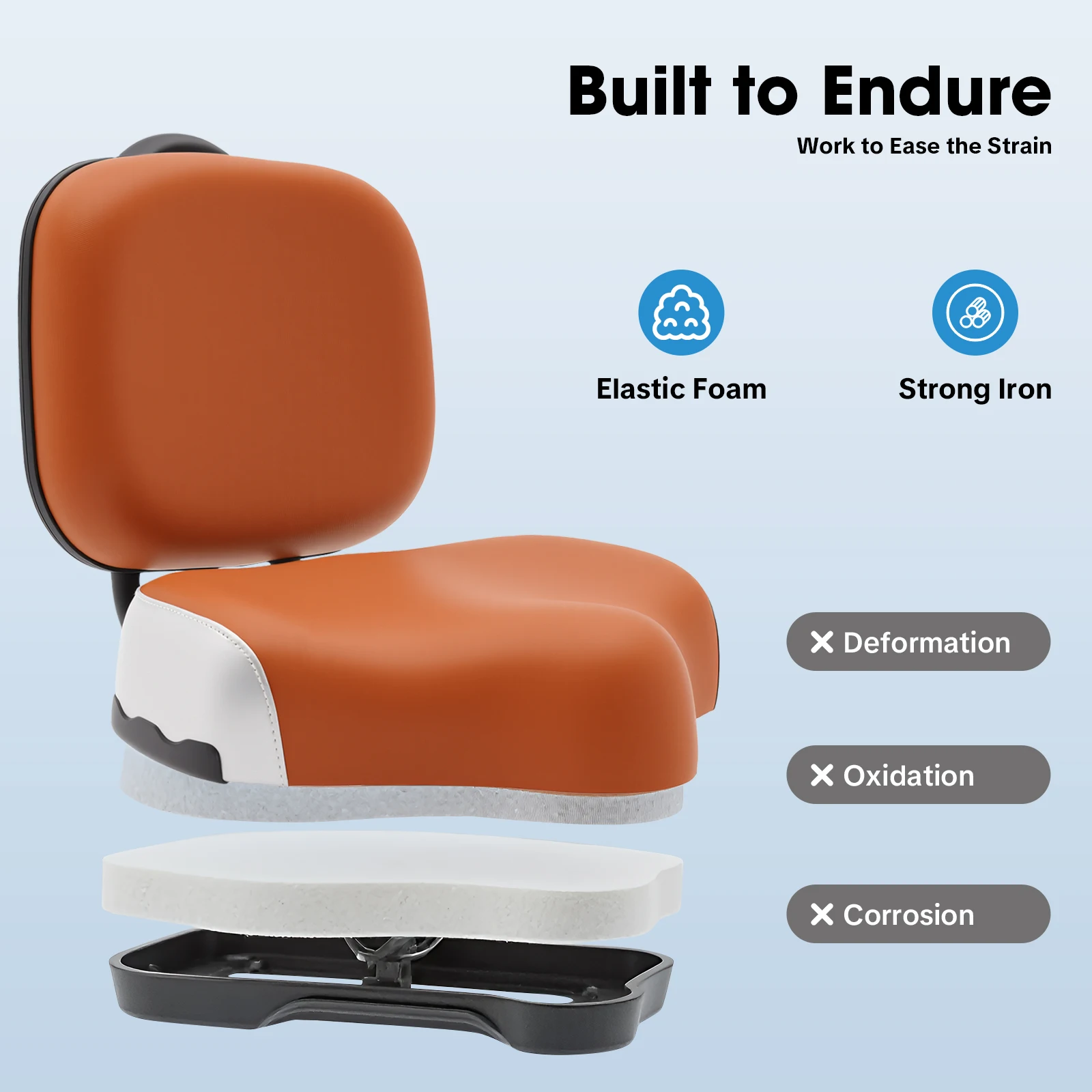 Universal Comfort Tricycle Seat Wide Cushion Adjustable Backrest Polyethylene Foam for Adult Kids Electric Trike Bicycle Replace