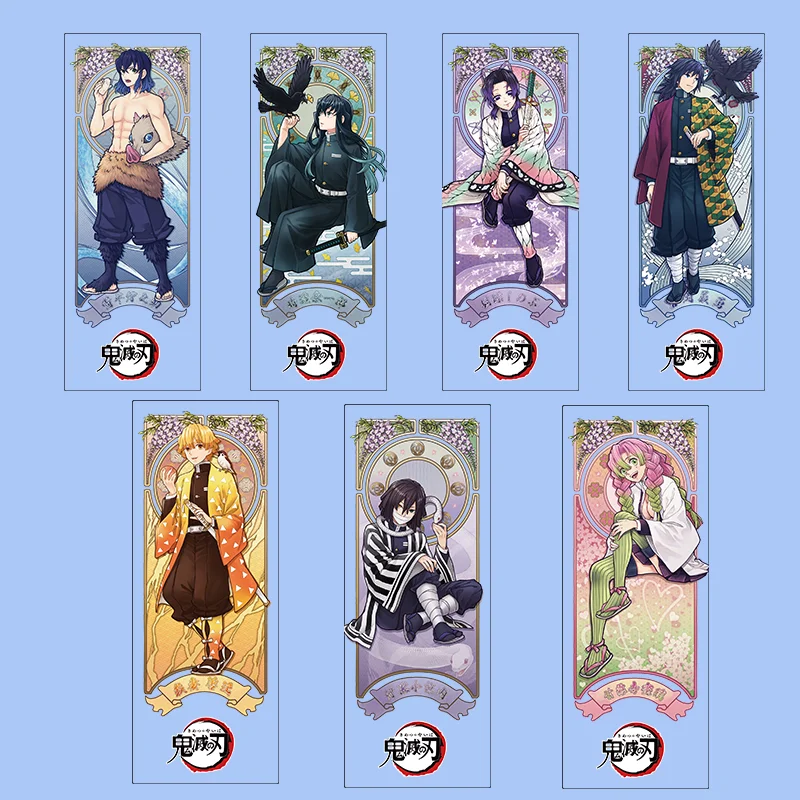 

Demon Slayer Transparent Card Tsuyuri Kanawo Kochou Shinobu Anime Peripheral Double-sided Pattern Transparent Boarding Pass
