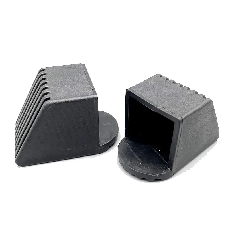 Square tube foot cover trapezoidal rubber square tube cover for Table chair foot cover  fitness equipment foot guard 50x50 50x70