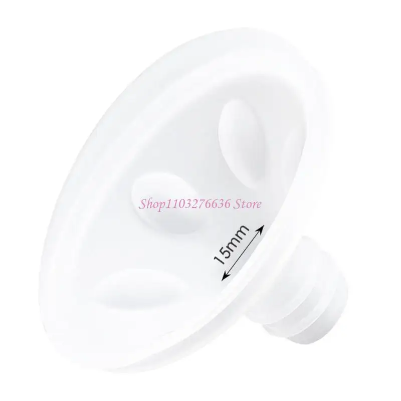R6FD 13-24mm Breast Shield Flanges Silicone Replacement Breast Flange Insert Convenient & Quick Fixing Adapter