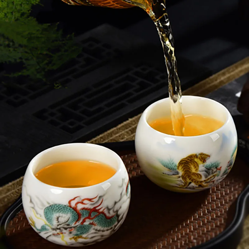 Chinese Zodiac Pottery Cup, Tea Cup, Teaware, Different Kinds of Animals Shape, Bowl for Tea Ceremony, Ceramics Teacup, 150ml, #3