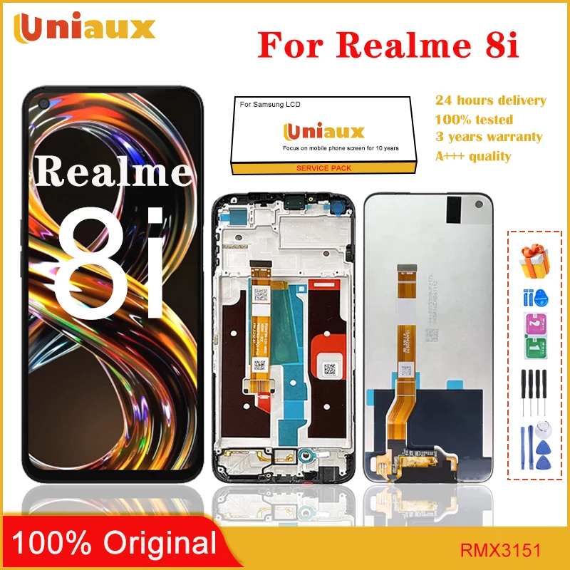 

Для Realme 8i мобильного телефона ЖК-экран в сборе Замена сенсорной ЖК-панели