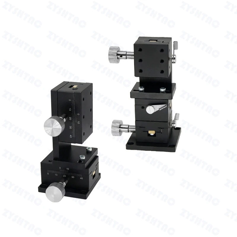 Z axis LWZ4060 dovetail groove manual platform rack and pinion drive high precision knob fine-tuning slide ZWG60