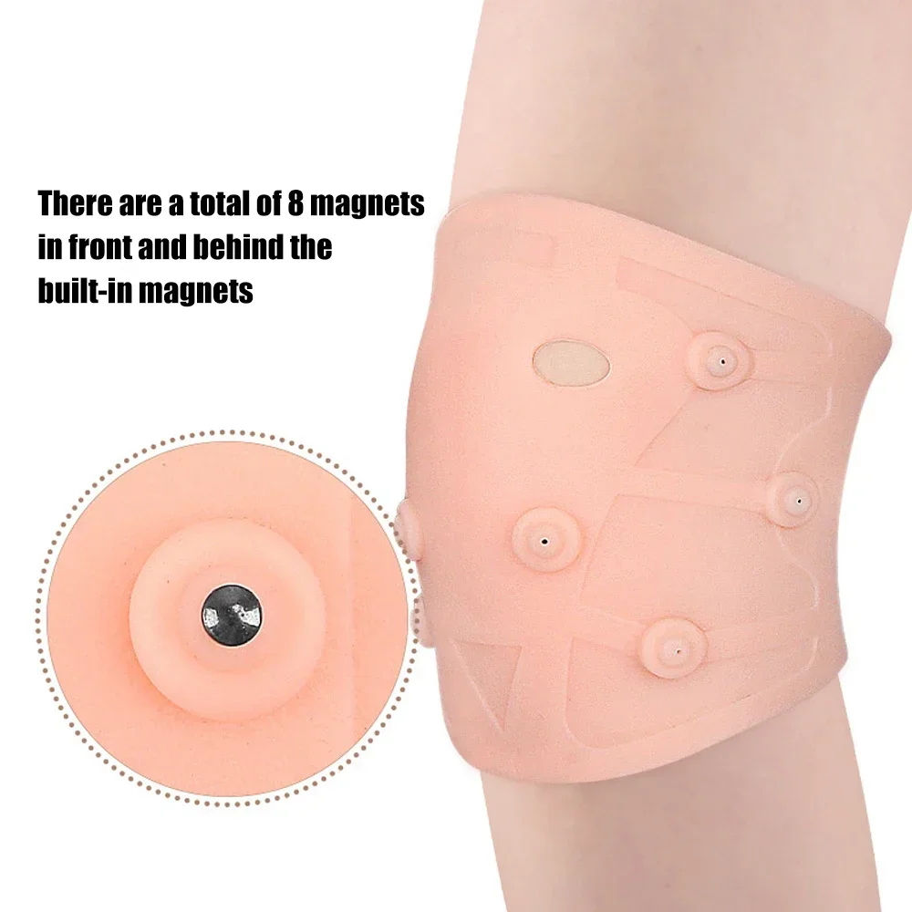 1 Pc Silicone Knee Compression Sleeve Support Brace, Waterproof Knee Pad Protector, Relief Knee Pain for Meniscus Tear Arthritis