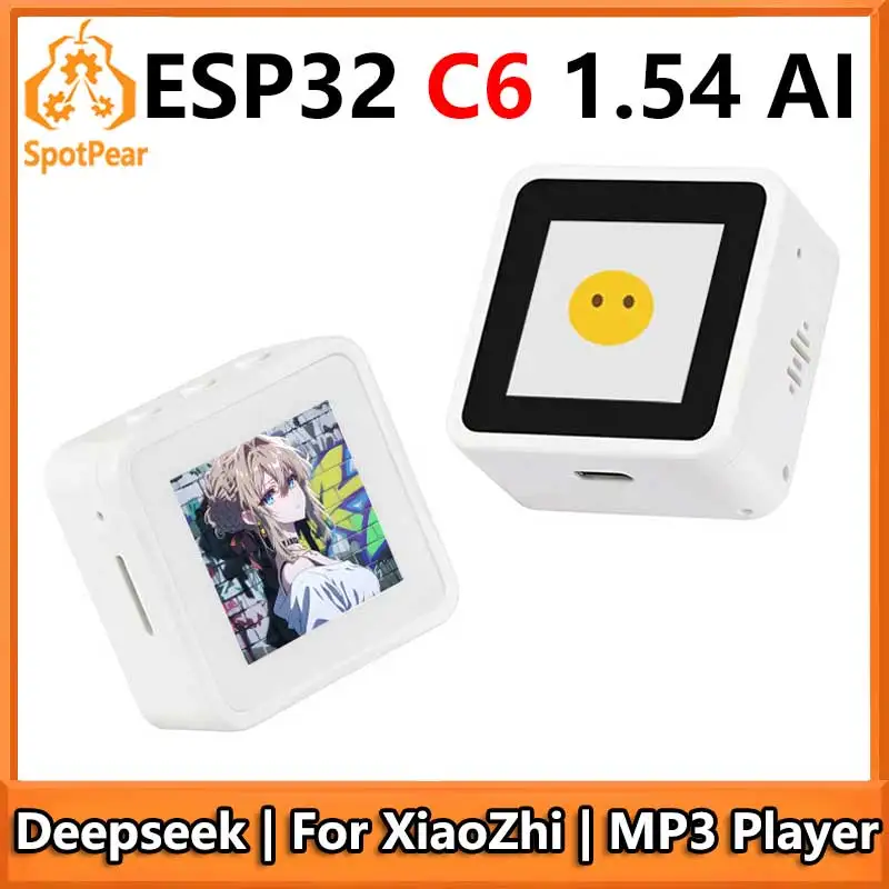 ESP32 C6 AI For Xiaozhi 1.54inch Development Board 1.54 inch TouchScreen Display DeepSeek