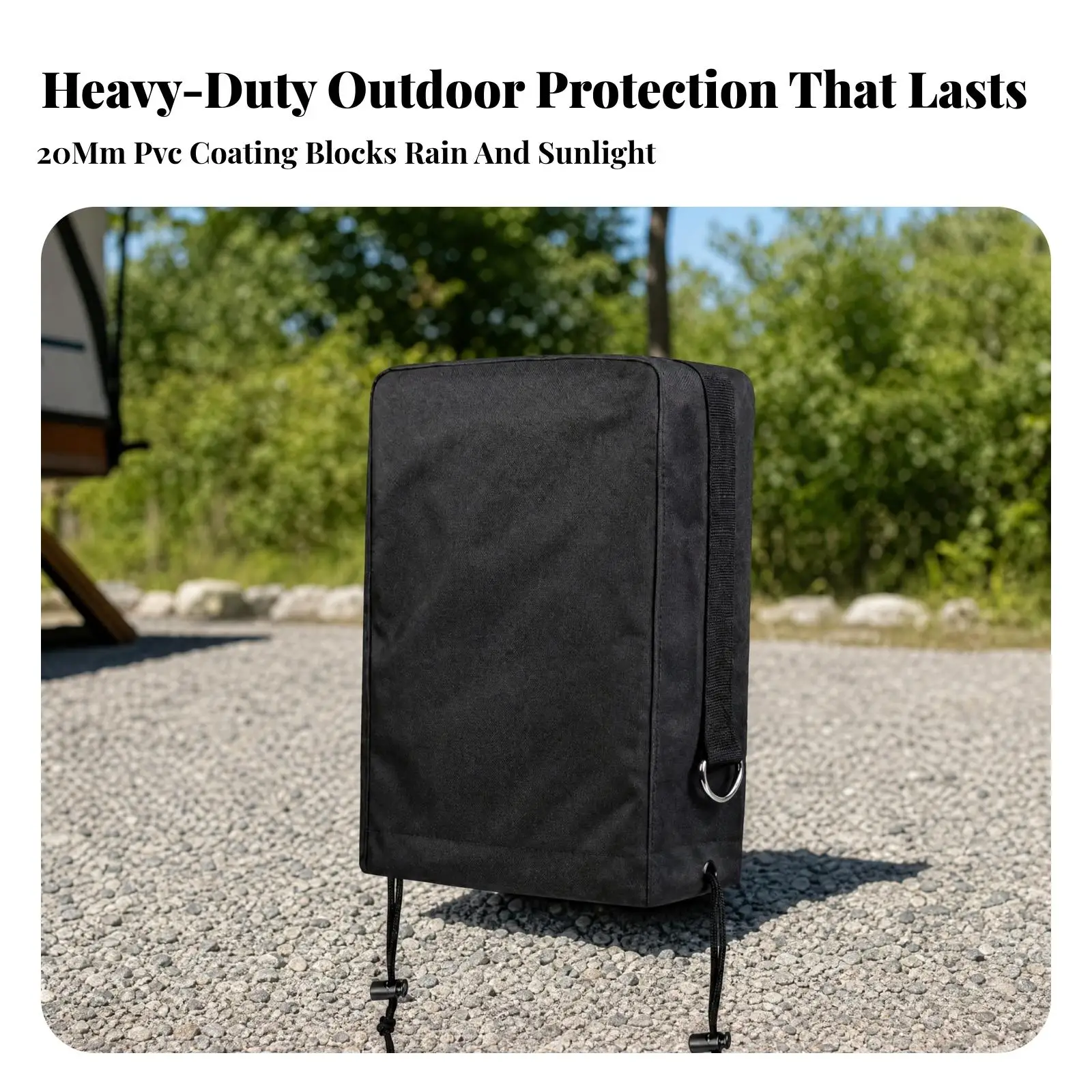 RV Trailer Jack Protector Cover Oxford Material with PVC Coating for Coupler Lifting Device Anti Hail Dust Guard