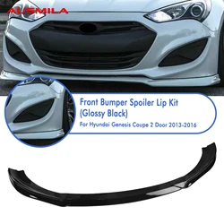 Front Bumper Spoiler Lip Splitter Blade For Hyundai Genesis Coupe 2 Door 2013 2014 2015 2016