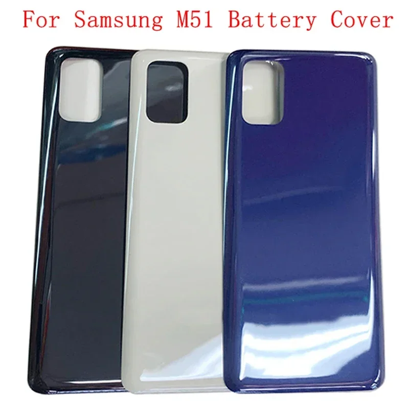 

Battery Cover Rear Door Back Case Housing For Samsung M51 M515F Battery Cover with Camera Frame Replacement Parts