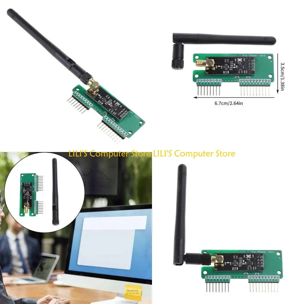 

A52B With Antanna for Flipper NRF24 and GPIO Modules Long Transmission Distance Enhanced Wireless Communication