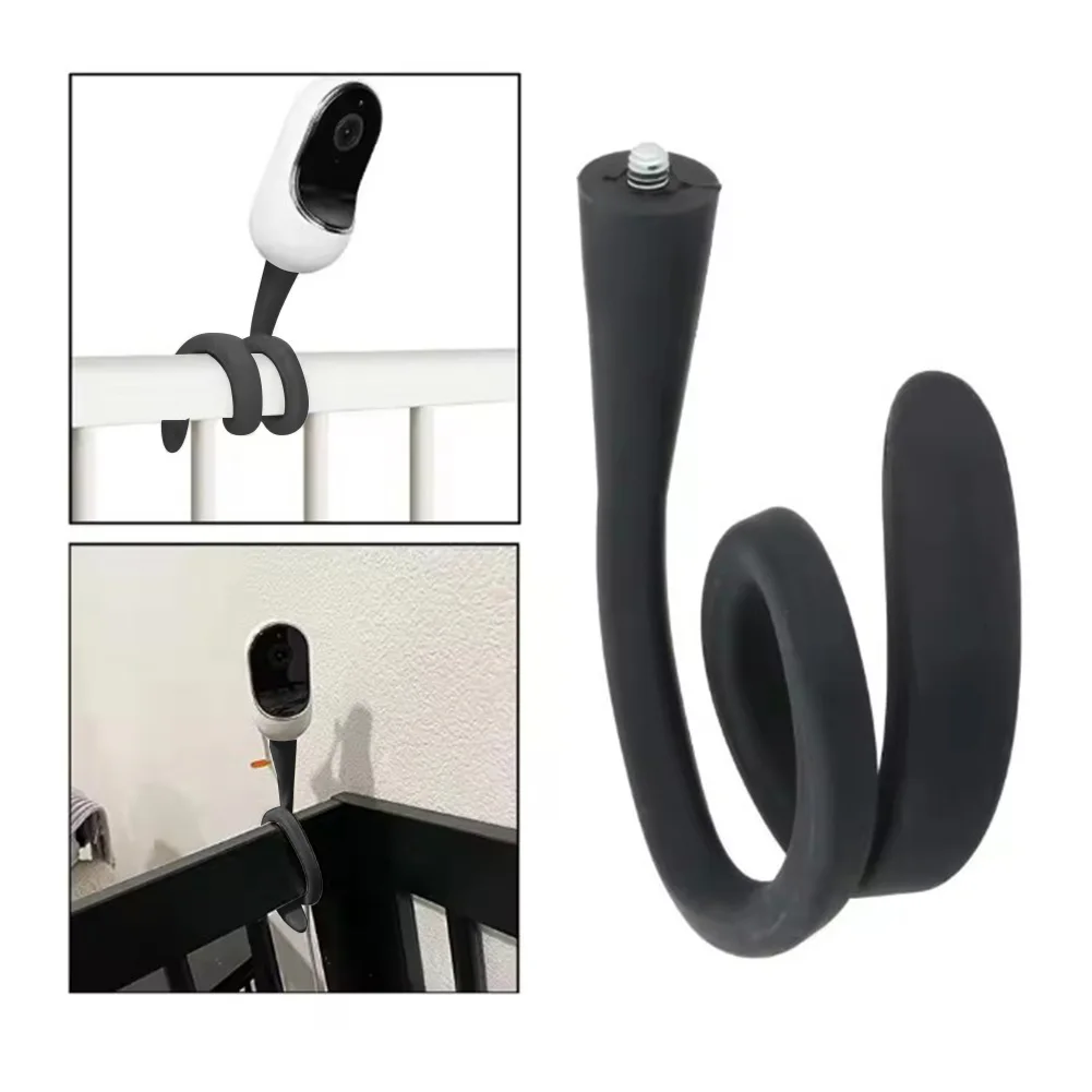 Silicone Flexible Twist Bracket with Gooseneck Design for Camera and Monitor Mount Suitable for Indoor Outdoor Use