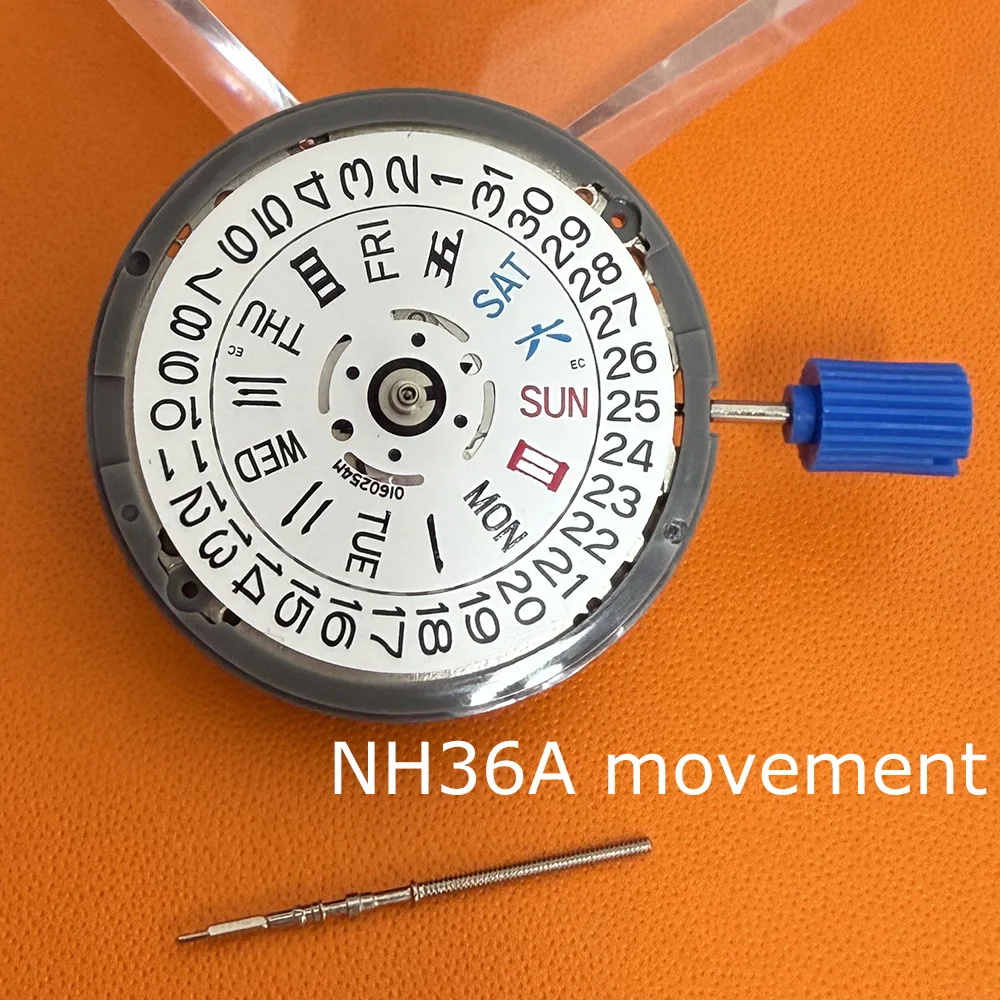 

NH36A оригинальный японский автоматический механизм nh36a двуязычный (китайский и английский) детали часов