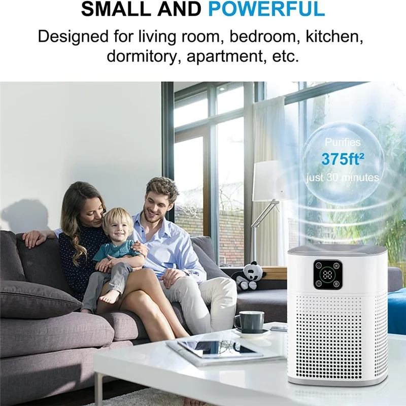 

ABMH-Air Purifiers For Bedroom Air Purifiers Intelligent Digital Display Air Purifier