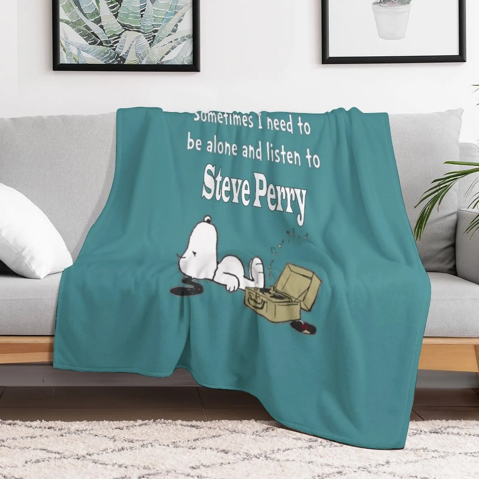 Steve perry journey Throw Blanket