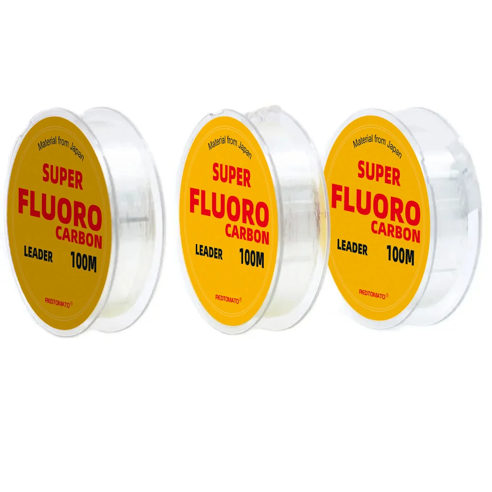 Filo da pesca rivestito in Fluorocarbon materiale giapponese Super resistente 0.14/0.18/0.50/0.25/ 0.60/ 0.70mm Fupplies da pesca