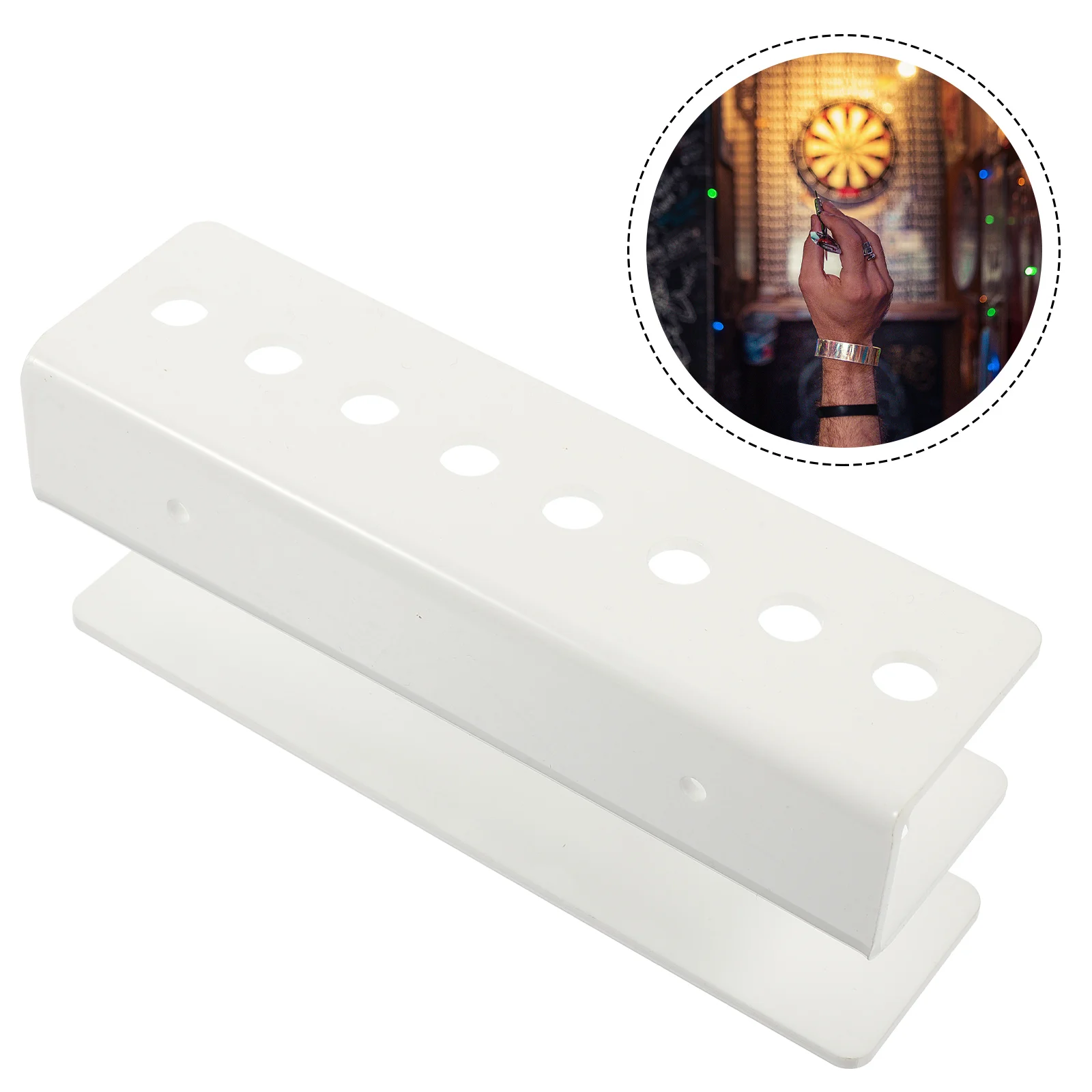 Wandmontagebeugels Bord Scorebord Wit Acryl Workout Training Houder Fitnesshaak