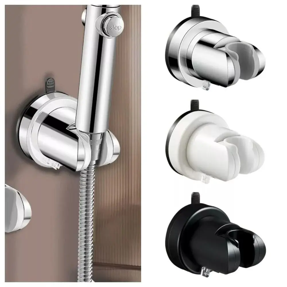 New No Punching Shower Head Holder Punch-free Installation Wall Hanging Shower Fixed Base Movable Portable Shower Base