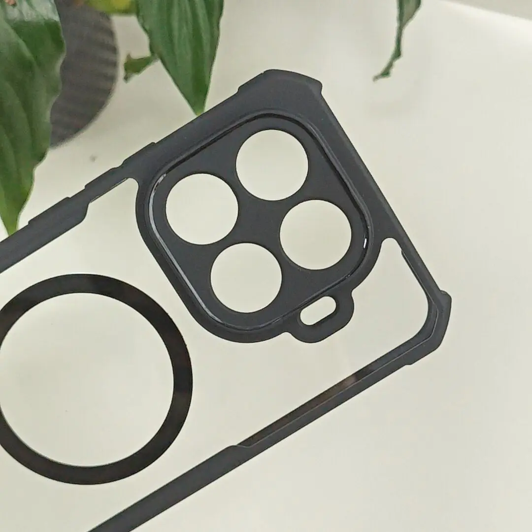 Xundd Funda dla Xiaomi 15T Pro Magnetyczne Poduszki Powietrzne Odporne na Wstrząsy Twarde PC+Miękkie TPU Przezroczyste Etui na Telefon Coque Xiaomi 15T Pro — zdjęcie produktu 5