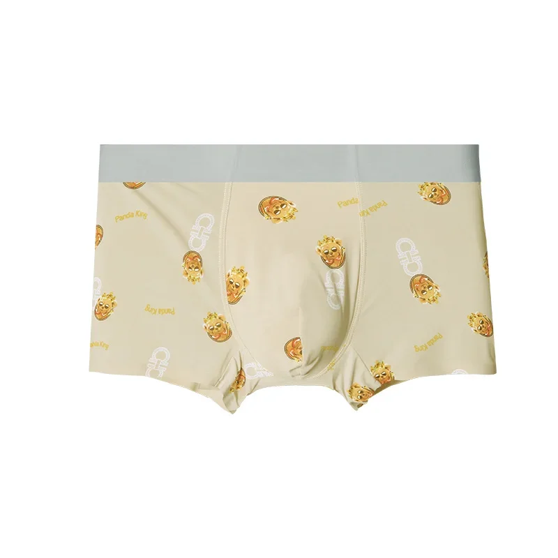 

Мужское бесшовное дышащее антибактериальное белье из ледяного шелка, 3 шт., летние тонкие спортивные шорты для мальчиков