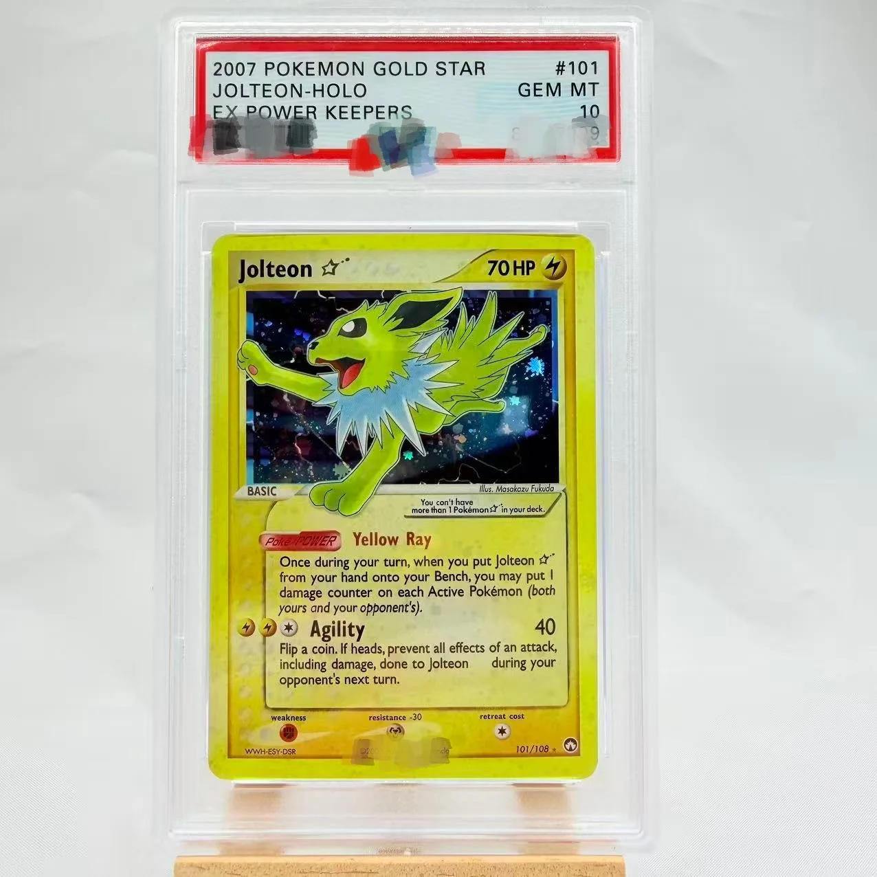 

Ptcg Jolteon Umbreon Charizard Gengar English Rating Card Eevee Flareon Copy Version Classic Anime Collection Card Gift Toy