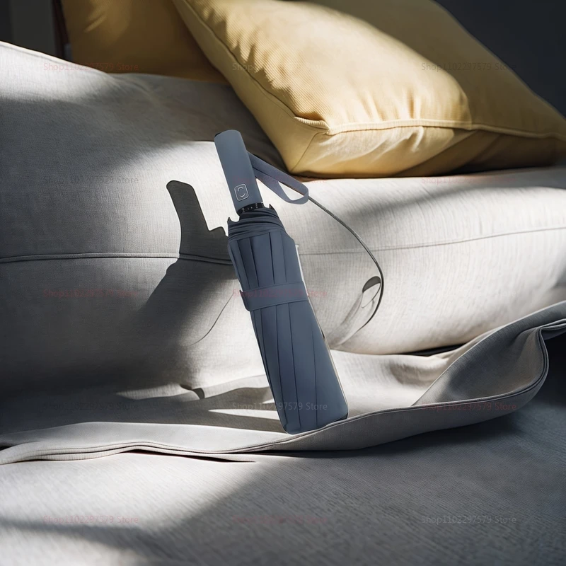 Windproof Automatic Umbrella Anti-Ultraviolet Sunlight 12k Double Bone Design Portable Umbrella Outdoor Sun Protection Equipment