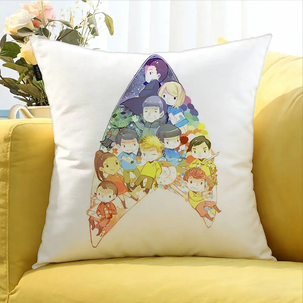 S-Star Trek   Various Sizes Square Pillow Case For Car Home Bedchamber Decor