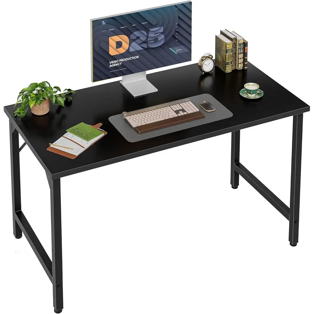 

Small Oice Computer Desk, 40 Inch Morden Simple Writing Study Table or Home Bedroom, PC Gaming Desk with Adjustable eet and Stur
