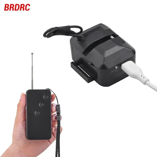 BRDRC Sistema de caída universal para DJI Mini 4 Pro/Mini 4K/Air 3/Avata 2/Mini 3/Mavic 3 Pro Sistema de lanzador de gotas de aire de cebo de fundición
