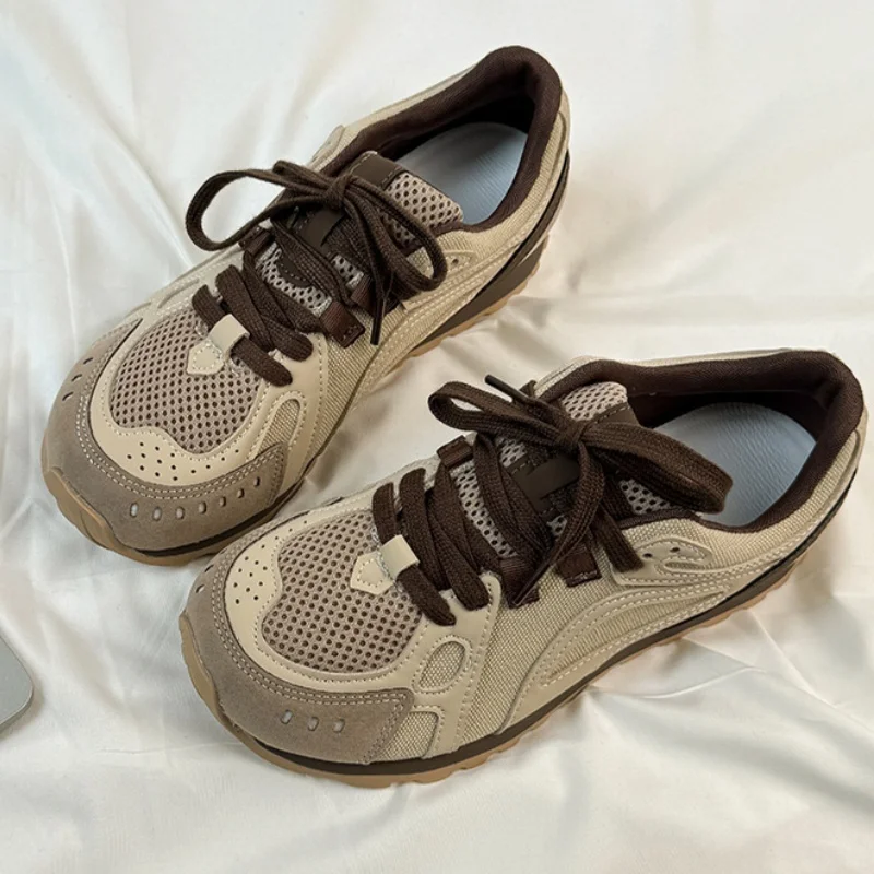 

Мужская повседневная спортивная обувь, новинка 2025 года, дышащие легкие кроссовки с сеткой, мягкие универсальные женские кроссовки на плоской подошве для бега на открытом воздухе